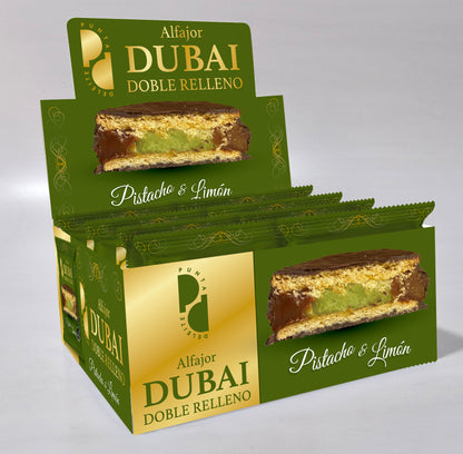Punta Deleite DUBAI Doble Relleno  💚  Pistacho & Limón x8  💚