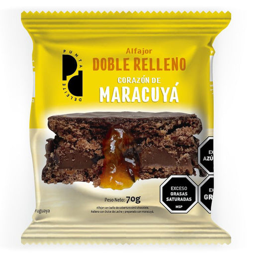 Punta Deleite Doble Relleno 💛  Maracuyá x8  💛